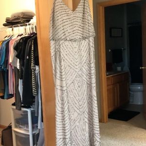 Sequined bridesmaid dress